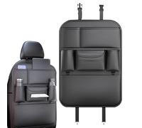 Knowlife Organisateur de Siège Arrière de Voiture | Range-Siège Auto Avec Poches De Rangement - Porte-Gobelet Protecteur En Cuir, Porte-Mouchoirs Et Poches De Rangement Tapis Anti-Salissures Pour