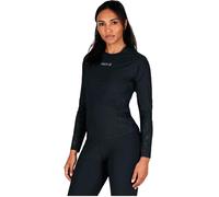 Knox Dual Active Base Layer Chemise fonctionnelle à manches longues pour femmes, noir, taille XL