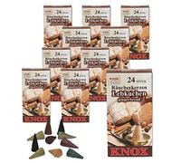 Knox Lot de 10 paquets de bougies d'encens Parfum au choix, pain d'épices.