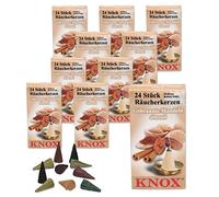 Knox Lot de 10 paquets de cônes d'encens - Cannelle.