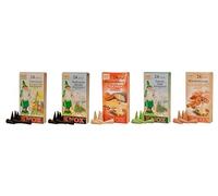 Knox Lot de 5 bougies d'encens - Mélange traditionnel - Sapin, encens, parfum de Noël, massepain, amande brûlée - Fabriqué en Allemagne