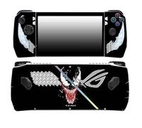 KNOXS Autocollant de Protection pour ASUS ROG Ally, Sticker Cool et Élégant Matériau en Vinyle Anti-rayures Anti-Poussière pour ASUS ROG Ally Skin (Noir et blanc)