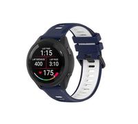 KNOXS Bracelet Compatible avec Amazfit Active2 Square Smart Watch Band, Remplacement Facile à Nettoyer Sport Réglable Silicone Souple Bande (Bleu)