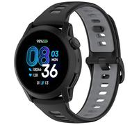 KNOXS Bracelet Compatible avec COROS Pace 4 Smart Watch Band, Remplacement Facile à Nettoyer Sport Réglable Silicone Souple Bande (Gris)