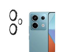KNOXS Caméra Arrière Protecteur pour Xiaomi Redmi Note 13 Pro, HD&9H Verre Trempé Protection Objectif Caméra Xiaomi Redmi Note 13 Pro Aux Rayures Anneau Camera Lens Protecteur -Noir