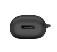 KNOXS Coque Compatible avec Anker Soundcore P40i, Souple Silicone Anti-Choc&Anti-Rayures avec Mousqueton Coque Compatible avec Anker Soundcore P40i Housse (Noir)