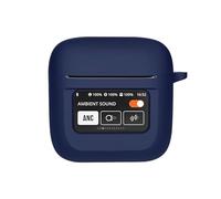 KNOXS Coque Compatible avec Huawei FreeBuds 7i, Souple Silicone Anti-Choc&Anti-Rayures avec Mousqueton Compatible avec Les Huawei FreeBuds 7i Housse (Bleu)