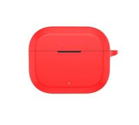 KNOXS Coque Compatible avec Oneplus Nord Buds 3R, Souple Silicone Anti-Choc&Anti-Rayures avec Mousqueton Compatible avec Les Oneplus Nord Buds 3R Housse (Rouge)