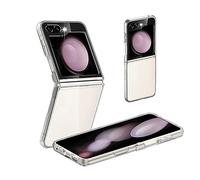 KNOXS Coque pour Samsung Galaxy Z Flip 5, [Ultra Mince, Anti-Rayures, Ultra Léger, Hard PC] Housse Etui Accessoires pour Samsung Flip 5 (Transparent)