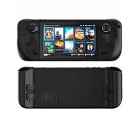 KNOXS Kit d'Accessoires pour Steam Deck OLED, Autocollants de Protection 2 Protecteurs Tactiles et 4 Boutons Arrière Stickers Antidérapant Anti-Rayures (Noir)