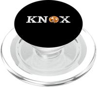 Knoxville Tennessee Drapeau d'État Orange Blanc Distressed Knox PopSockets PopGrip pour MagSafe