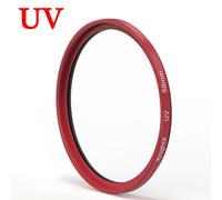 KnPackage-Filtre d'objectif d'appareil photo pour Canon,Sony,Nikon,ND Macro Close-up,Circular Yicin Izer,49mm,52mm,58mm,67mm,72mm,77mm,X Cpl - Type Red Frame UV-52mm