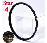 KNPackage-Filtre X Star 6 Line,Accessoires pour IL,Sony,Nikon,500d,200d,400d,photo,d3300,dfemale 2000d,49mm,52mm,55mm,58mm,62mm,67mm,72mm,77 mm - Type Star 4X Filter-52mm