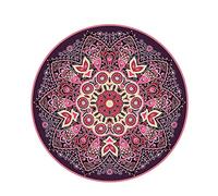 Knsbk Grand tapis de yoga rond de 1,8 m x 3,5 mm pour l'exercice, extra épais, ultra confortable, antidérapant, tapis de méditation