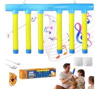 Knubbuf Drop Sticks Game, Hand Speed Challenge Game, Catching Sticks Games, Upgraded Remote Control Adjustable Speed Catching Games for Kids Adults (Yellow, Without Remote Control)