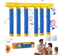 Knubbuf Drop Sticks Game, Hand Speed Challenge Game, Catching Sticks Games, Upgraded Remote Control Adjustable Speed Catching Games for Kids Adults (Blue, Without Remote Control)