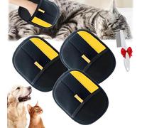 Knubbuf Gant Kiko et Paco, Gant Anti Poils Animaux et Brosse Poil Chat, Gant Ramasse Poils Double Face Électrostatique, Élimine Efficacement Les Poils sur Canapé, Vêtements et Voiture (3pcs)