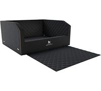 Knuffelwuff Cargo Siège pour Chien Caisse Tapis de Protection pour Voiture Antidérapant/Robuste/Caisse avec Parois Protège Contre La Saleté/Coups de Griffes/Poils Noir 110 x 85 cm