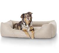 Knuffelwuff Finlay - élégant, Confortable, Facile d’entretie XXL 120 x 85cm - Beige