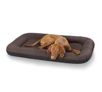 Knuffelwuff Jerry lit pour Chien déperlant en Similicuir XXL 120 x 100 Brun Angulaire