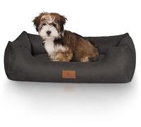 Knuffelwuff panier chien, lit pour chien, coussin, corbeille pour chien Dreamline, noir M-L 85 x 63cm