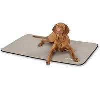 Knuffelwuff Tapis pour chien Cheyenne, en cuir, taupe L-XL 95 x 60cm