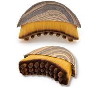 KNUIUYY 2 pièces Brosse Contour du Visage, Brosse Drainage Lymphatique, Brosses à Sec, Brosses de Massage pour Texture Raffermissante, applique au visage, à la sculpture du menton et de la mâchoire