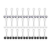KNUIUYY 24 pièces d'épingles pour Hijab, épingles de sécurité perlées pour écharpes de Dames, 3 Couleurs Clips pour Foulards Hijab, Clips de décoration, épingles à Cheveux perlées pour Foulards