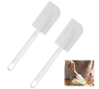 KNUIUYY 2PCS Résistant à la Chaleur Maryse Grattoir Flexible et Antiadhésif, Pâtisserie Professionnel Spatule Cuisine en Caoutchouc, Cuisine Spatule Silicone Résistantes à pour Cuisson et Mélange