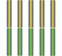 KNUIUYY Bande de Lecture Guidée, 10 Pcs Regle de Lecture pour Dyslexique en PVC, Règle de Lectures de Surbrillance Colorée, pour L'enseignement et guider les débutants à lire indépendamment