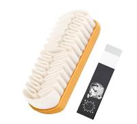 KNUIUYY Kit de Brosses à Chaussures pour Daim, Brosse à Daim en Crêpe avec Gomme de Nettoyage, Kit de Nettoyage pour Daim et Nubuck