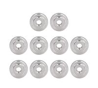 Knurled Thumb Nut, 10PCS 304 Stainless Steel Knurled Flat Head Through Hole Hand Tightening Nut for Stud Screw (M5)