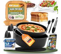 KNUSPERLIEBE Accessoire de friteuse à air chaud COSORI Turbo Tower Pro Smart 10,8 l, COSORI Turboblaze 6 L, 5,5 l, accessoire Airfryer pour Philips Airfryer XXL 6,2 L, 7,2 L, 8,3 L, Ninja 4,7 L, 6,2 L