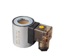 KNUUXHDDK Bobine d'électrovanne hydraulique MFB12-37YC MFZ12-37YC 30W AC220VAC110VDC24VDC12VDC48VDC60V Diamètre du trou 23mm Hauteur 51mm(MFB12-37YC AC220V)