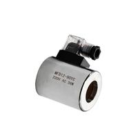 KNUUXHDDK Bobine d'électrovanne hydraulique MFB12-90YC AC220V AC110V MFZ12-90YC DC12V DC24V DC220V Trou intérieur 31,5 mm Longueur 75 mm(MFZ12-90YC DC12V)