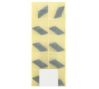 KNUX160405R - 11 LF6018 CNC Insert, 10Pcs Lame d'outil de tournage de tour, Lames de coupe en métal en carbure cémenté pour machine CNC, Lame de tournage CNC haute dureté avec des