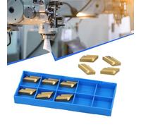 KNUX160405R-11 Lot de 10 inserts de tournage en carbure pour outil DKJNR pour main droite, insert indexable pour usinage de tour CNC, qualité NC3020