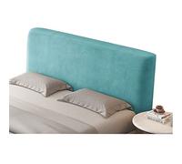 KNVSS Housse de tête de lit, Tissu Velours Stretch Doux, Protection à 360 ° Housse de tête de lit en extensib, Protecteur Antipoussière pour Tête de Lit Rembourrée (Bleu,150cm (140-170cm))