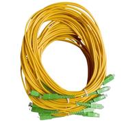 KNWHGGKCV Câble à Fiber optique FTTH SC/APC vers SC/APC, cordon de raccordement monomode Simplex intérieur 1.5M/2M/5M/10M/15M/20M/30M, 10 pièces(10pcs 15M)