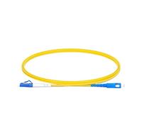 KNWHGGKCV Câble de raccordement à Fiber optique Simplex monomode, 10 pièces, SC/UPC SC/APC LC/UPC, 1/2/3/5 mètres, tampon serré de 2.0mm, jaune LSZH(10PCS LC UPC-SC UPC,1m)
