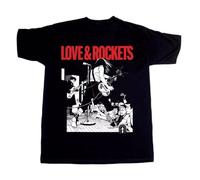 KNWWOL Rare Love and Rockets Band Cotton Gift for Fan T-ShirtBlackM