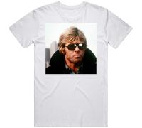 KNWWOL Robert Redford Three Days of The Condor Movie Fan T Shirt Whites