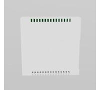 KNX 55x55 mm Raumtemperaturregler mit Einstellrad reinweiß glänzend