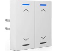 KNX Taster Light 55 x 55 mm 2fach RGBW, reinweiß glänzend, Jalousie