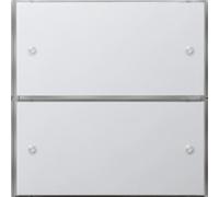 KNX Tastsens.3 Komfort 2f Flächenschalter, reinweiß glänzend