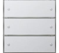 KNX Tastsens.3 Komfort 3f Flächenschalter, reinweiß glänzend