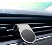 KNZDQ 2025 Support Téléphone Voiture pour BYD Seal EV 2022-2024,Ventouse Magnétique Super Puissante pour Sortie d'air avec Feuille Magnétique,Silver