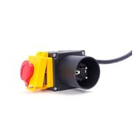 KOA7 250V 16A Interrupteur magnétique pour machine à fendre le bois, interrupteur à bouton-poussoir HCK3T, machine de découpe de bois