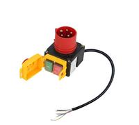 KOA7 Interrupteur De SéCurité Pour Machine Avec CâBle De 60 Cm, 250 V Triphasé, Interrupteur Avec Inverseur De Phase, Interrupteur D'ArrêT D'Urgence, Prise KOA7 (250 V)