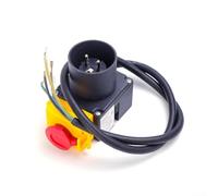 KOA7 Interrupteur électromagnétique 250 V 12 A Protection IP54 étanche à la poussière et aux éclaboussures Avec bouton mécanique rouge/vert pour fendeuse de bois industrielle Machines de travail du